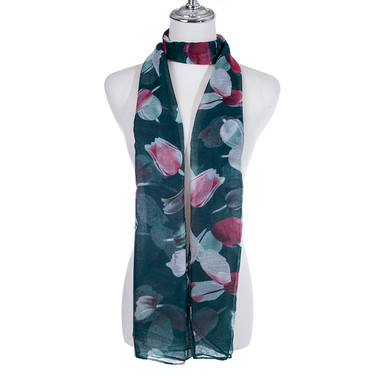 DGREEN Lightweight Cotton Feeling Scarf SCX1425-3