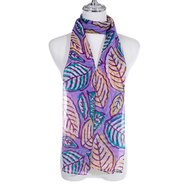 LILAC Lightweight Cotton Feeling Scarf SCX1437-2