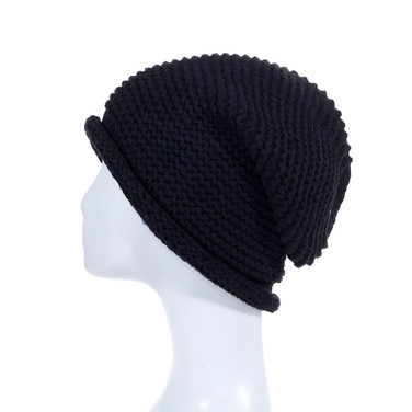 BLACK Adult Beanie HATM440-1