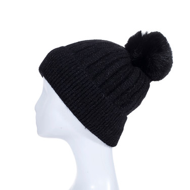 BLACK Adult Beanie HATM461-1