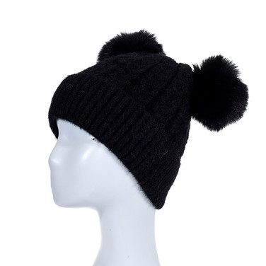 BLACK Adult Beanie HATM542-1