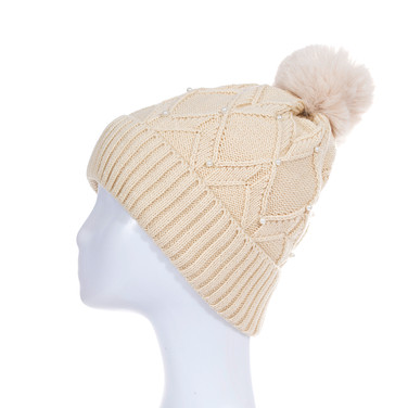 BEIGE Adult Beanie HATM593-5