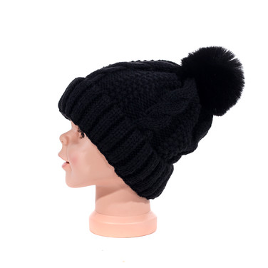 BLACK Kids Beanies HATMK052-1