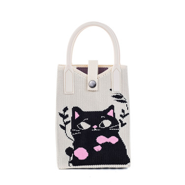 Fashion Lady Knit Handbag B6168