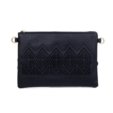 BLACK Crossbody Bag B6261-1