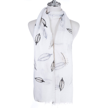 WHITE All Season Ladies Scarf Scarf SC1502-4