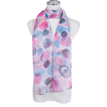 WHITE All Season Ladies Scarf Scarf SC1637-3