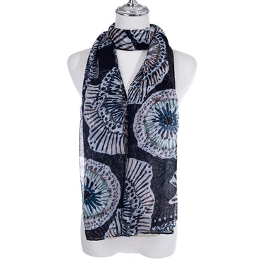 BLACK All Season Ladies Scarf Scarf SC1640-3