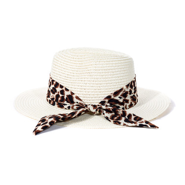 Wide Brim Straw Panama Beach Fedora Sun Hat Men Women Roll up Straw Cowboy Hat HAT953-3