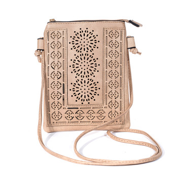 SAND Crossbody Envelope-Style Bag B6430A-2