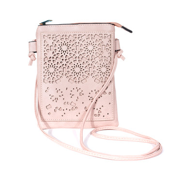 PINK Crossbody Envelope-Style Bag B6433A-3