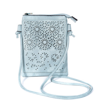 BLUE Crossbody Envelope-Style Bag B6433A-4