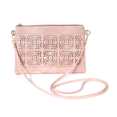 PINK Crossbody Envelope-Style Bag B6448-5