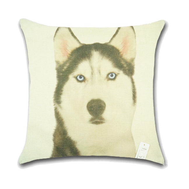 Dog Cushion Cover Waist Throw Pillow Case PCU0147