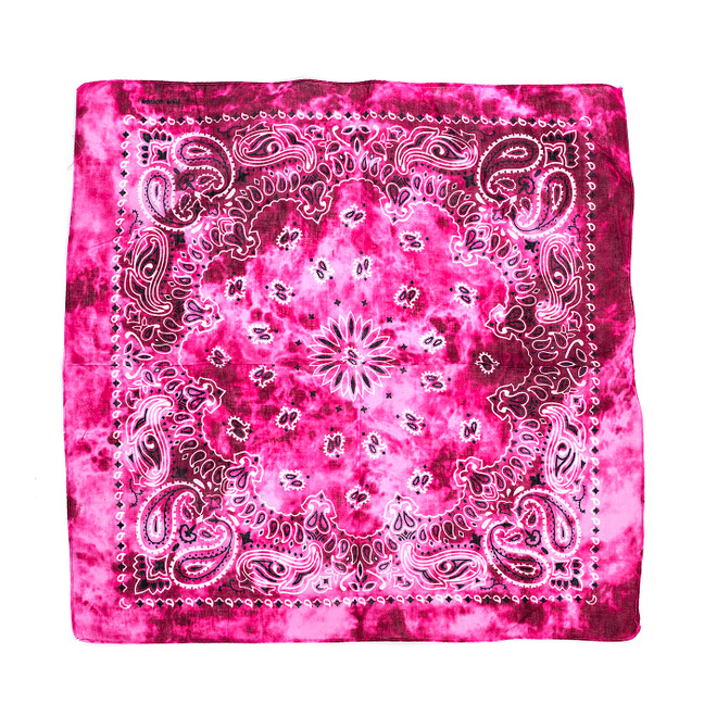 100% COTTON BANDANAS Paisley Square Head Scarf BPS014