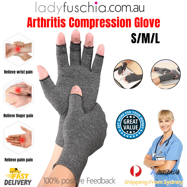 Arthritis Gloves Compression Joint Finger Pain Relief Hand Wrist Support Brace