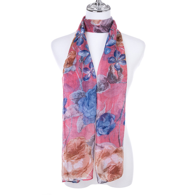 PINK Lady's Summer Light Weight Scarf SCX902-6