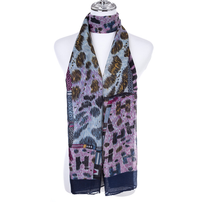 NAVY Lady's Summer Light Weight Scarf SCX918-3