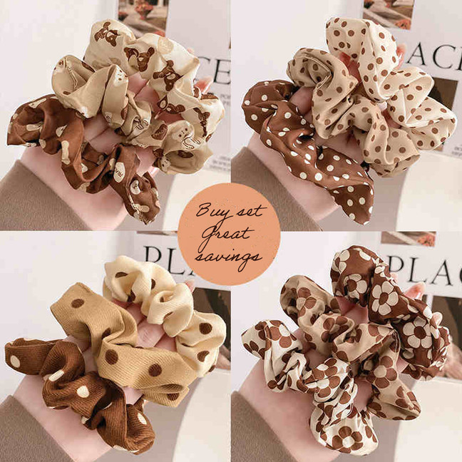 Ladies Girls Scrunchies Ponytail Women Hair band Elastic Scrunchy Hair Ties AU-TH Ladies Girls Scrunchies Ponytail Women Hair band Elastic Scrunchy Hair Ties AU-TH