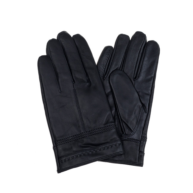 BLACK Men's Leather Gloves GL1068