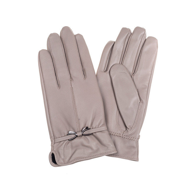 BEIGE Lady's Leather Gloves GL1071-3