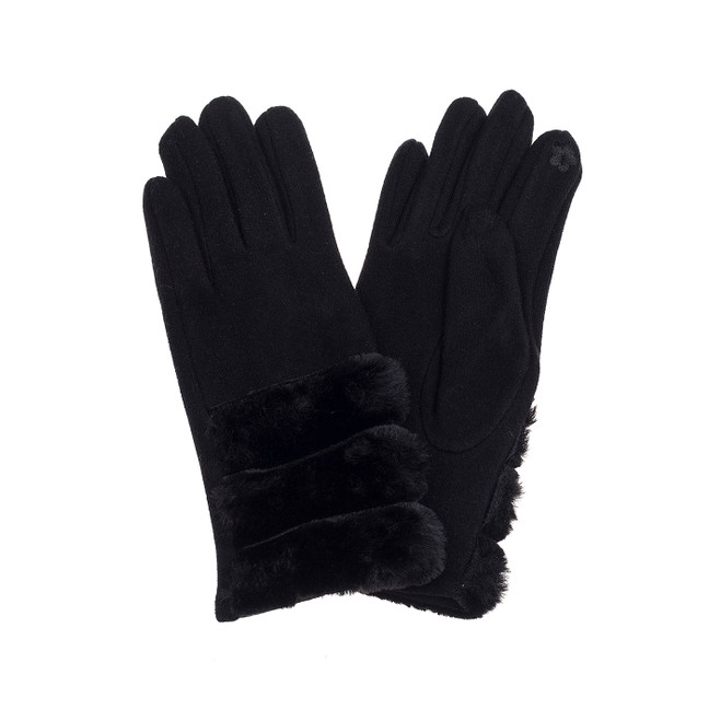 BLACK Lady's Gloves GL992-1