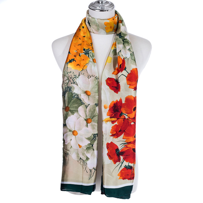 Silk Feeling Scarf SCCG831