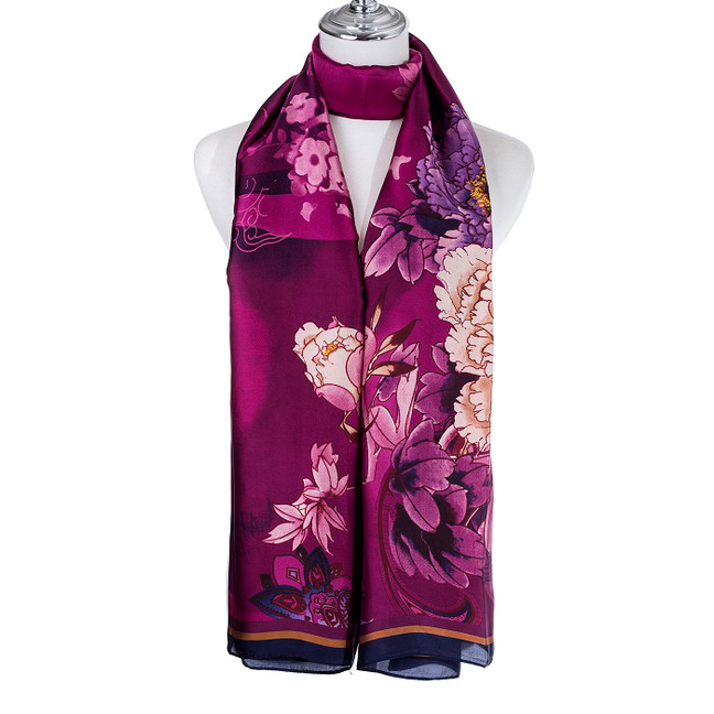 Silk Feeling Scarf SCCG855