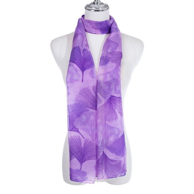 LILAC Lightweight Cotton Feeling Scarf SCX1436-4