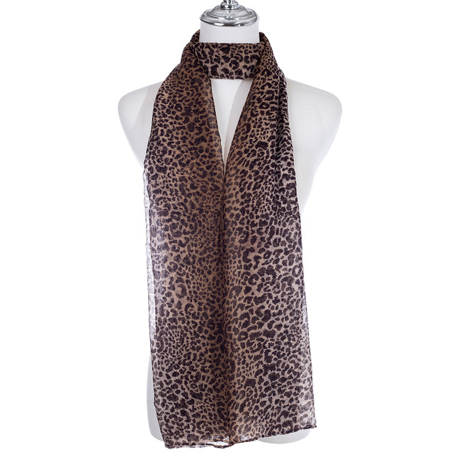 COFFEE Lightweight Cotton Feeling Scarf SCX1439-1