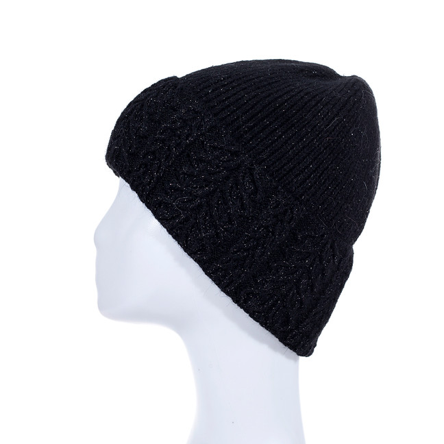 BLACK Adult Beanie HATM466-1