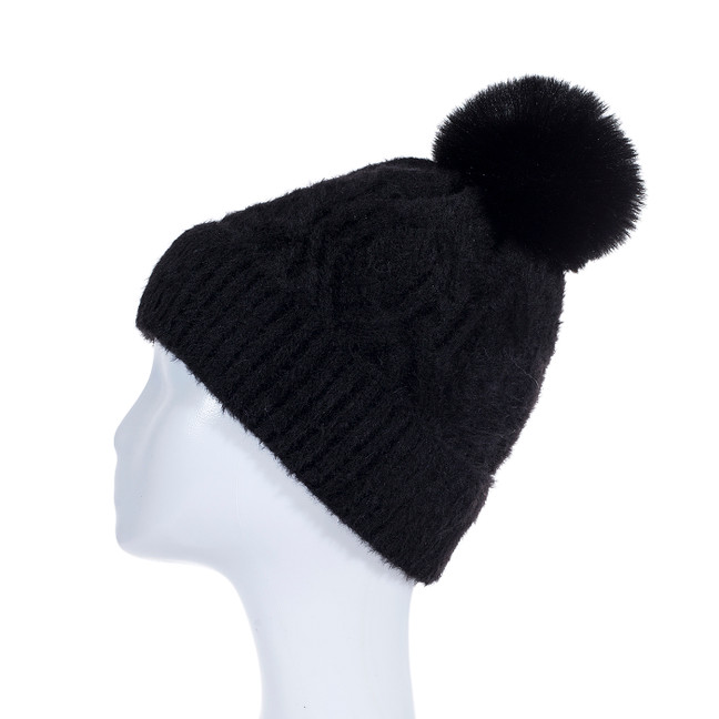 BLACK Adult Beanie HATM548-1