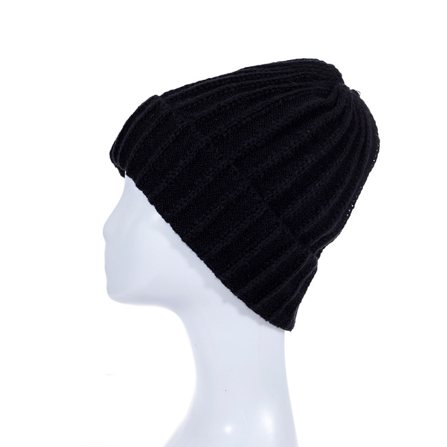 BLACK Adult Beanie HATM577-1