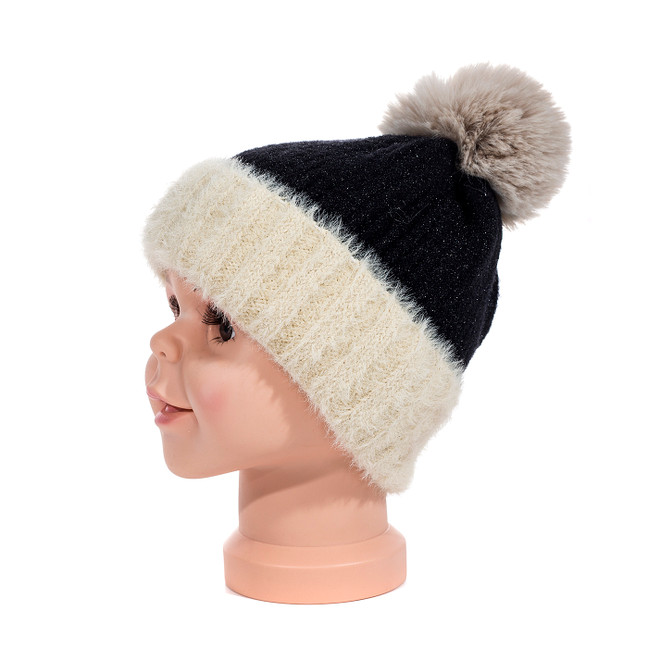 BLACK Kids Beanies HATMK051-1