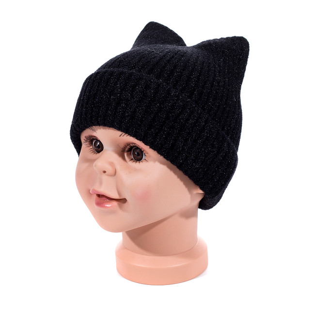 BLACK Kids Beanies HATMK059-5