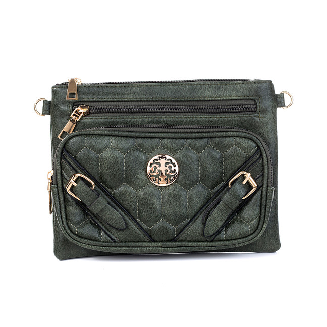 GREEN Crossbody Bag B6102-3