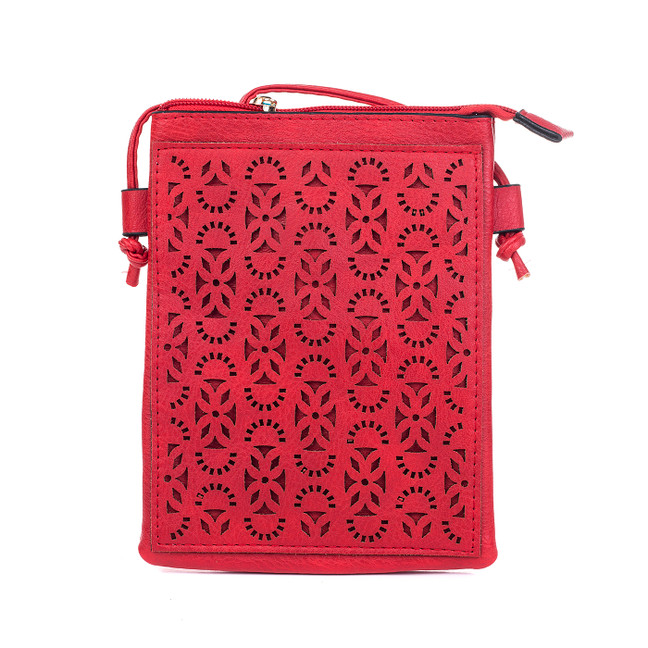 RED Crossbody Bag B6256-3
