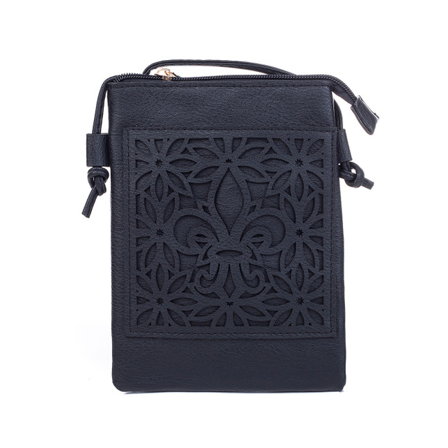 BLACK Crossbody Bag B6270-1