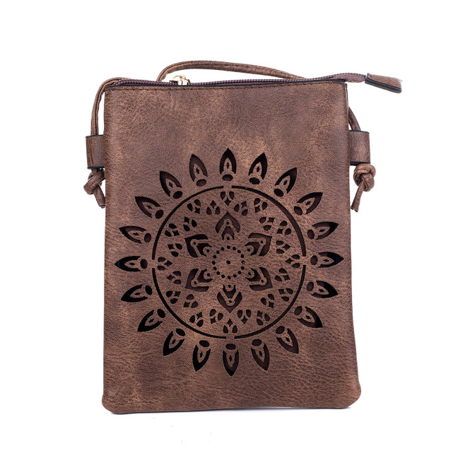 BROWN Crossbody Bag B6272-3