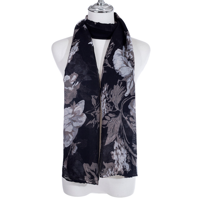 BLACK All Season Ladies Scarf Scarf SC1642-3