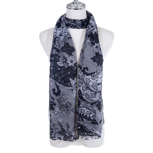 BLACK All Season Ladies Scarf Scarf SC1643-3