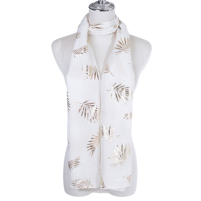 WHITE All Season Ladies Scarf Scarf SC1861-5