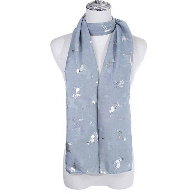 GREY All Season Ladies Scarf Scarf SC1876-1