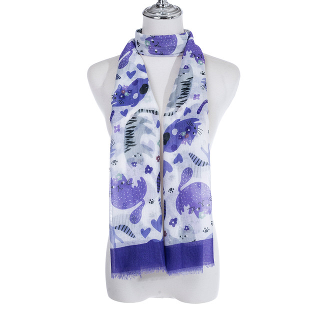 PURPLE All Season Ladies Scarf Scarf SC1881-4