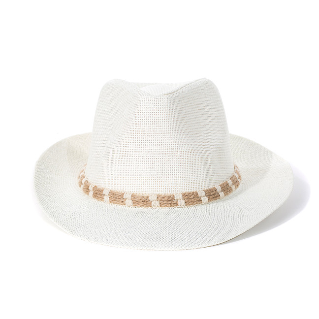 Wide Brim Straw Panama Beach Fedora Sun Hat Men Women Roll up Straw Cowboy Hat HAT940-3 Wide Brim Straw Panama Beach Fedora Sun Hat Men Women Roll up Straw Cowboy Hat HAT940-3