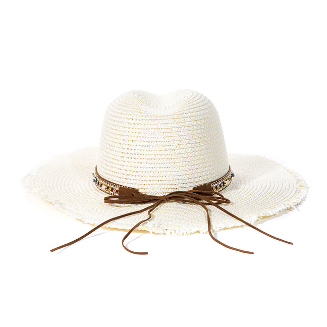 Wide Brim Straw Panama Beach Fedora Sun Hat Men Women Roll up Straw Cowboy Hat HAT956-3 Wide Brim Straw Panama Beach Fedora Sun Hat Men Women Roll up Straw Cowboy Hat HAT956-3