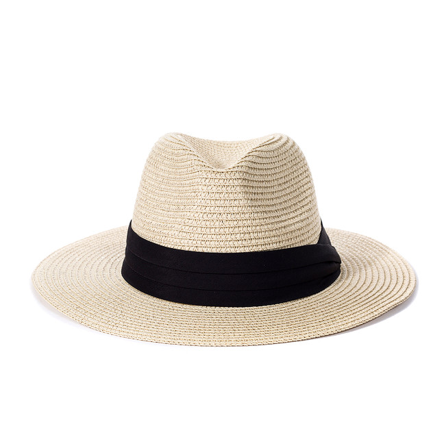 Wide Brim Straw Panama Beach Fedora Sun Hat Men Women Roll up Straw Cowboy Hat HAT976-3 Wide Brim Straw Panama Beach Fedora Sun Hat Men Women Roll up Straw Cowboy Hat HAT976-3