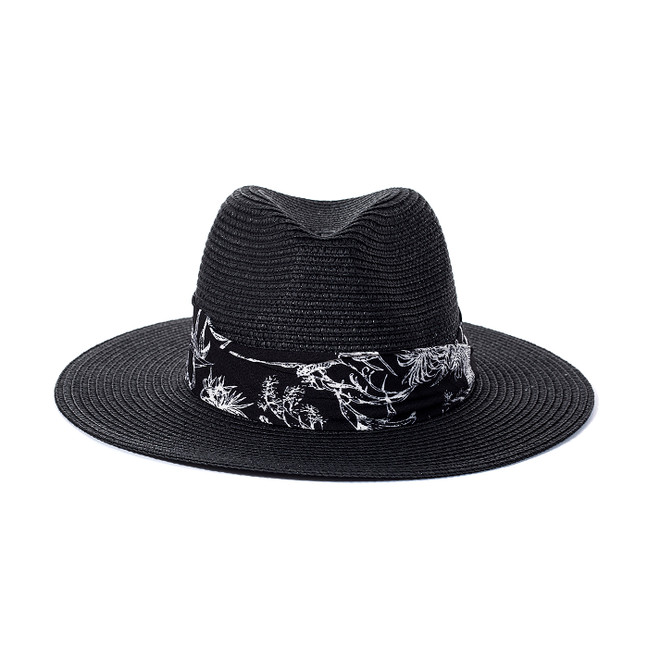 Wide Brim Straw Panama Beach Fedora Sun Hat Men Women Roll up Straw Cowboy Hat HAT978-2 Wide Brim Straw Panama Beach Fedora Sun Hat Men Women Roll up Straw Cowboy Hat HAT978-2