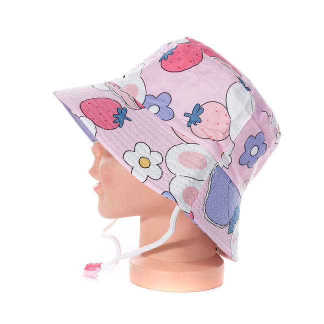 100% Cotton Adjustable Bucket Hat-HATK298