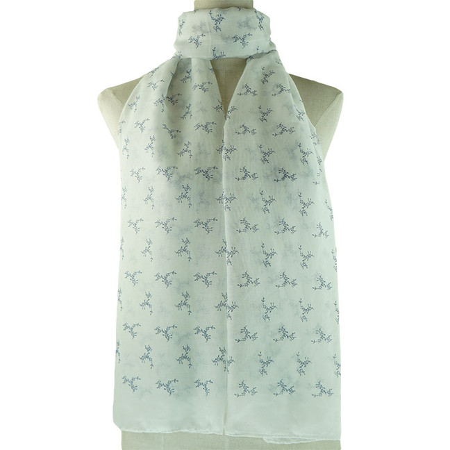 White Ethabella All Season Scarf